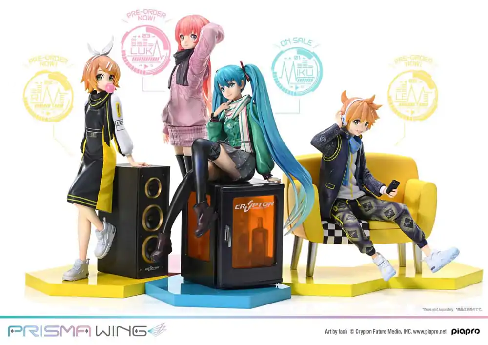 Vocaloid Piapro Characters Prisma Wing PVC Kip 1/7 Kagamine Len (Art by lack) 18 cm fotografija izdelka