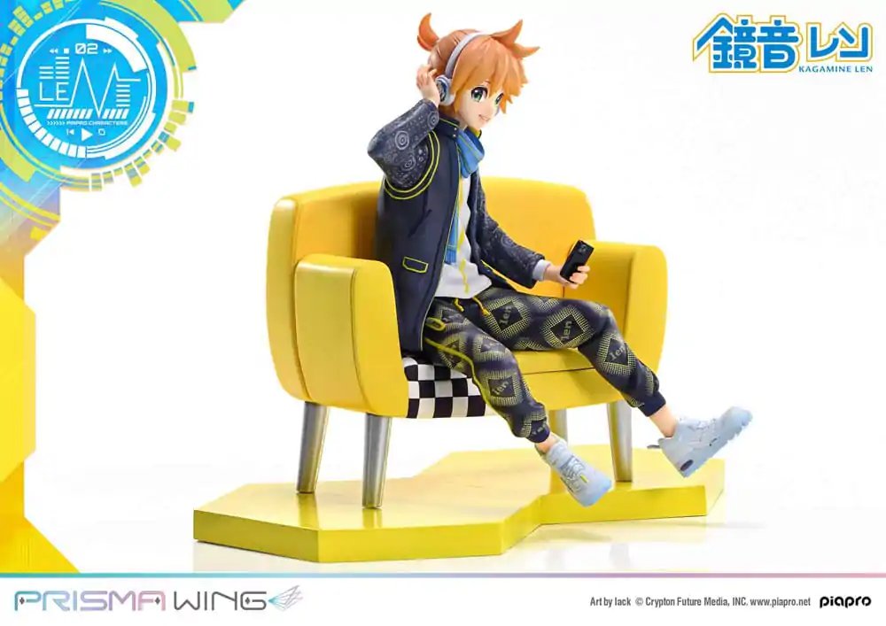 Vocaloid Piapro Characters Prisma Wing PVC Kip 1/7 Kagamine Len (Art by lack) 18 cm fotografija izdelka