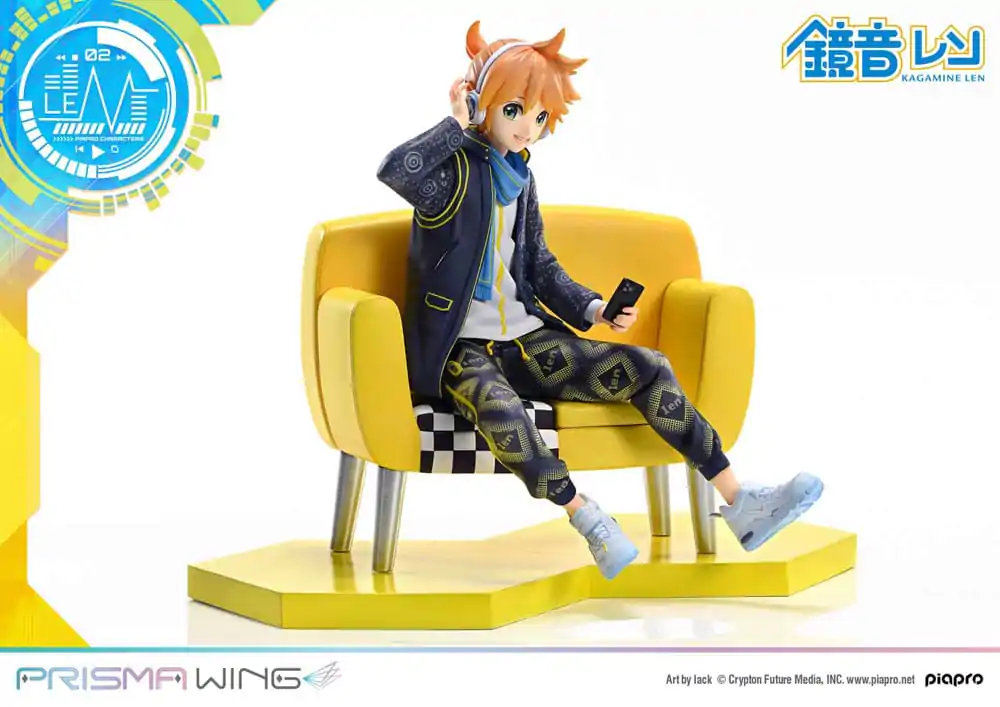 Vocaloid Piapro Characters Prisma Wing PVC Kip 1/7 Kagamine Len (Art by lack) 18 cm fotografija izdelka