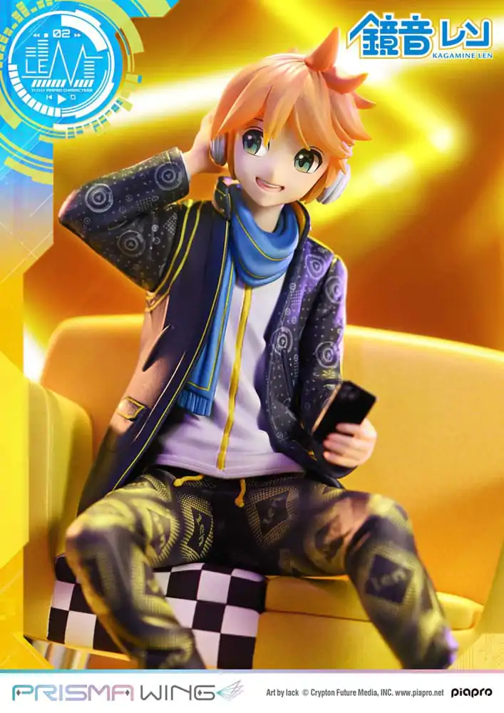 Vocaloid Piapro Characters Prisma Wing PVC Kip 1/7 Kagamine Len (Art by lack) 18 cm fotografija izdelka