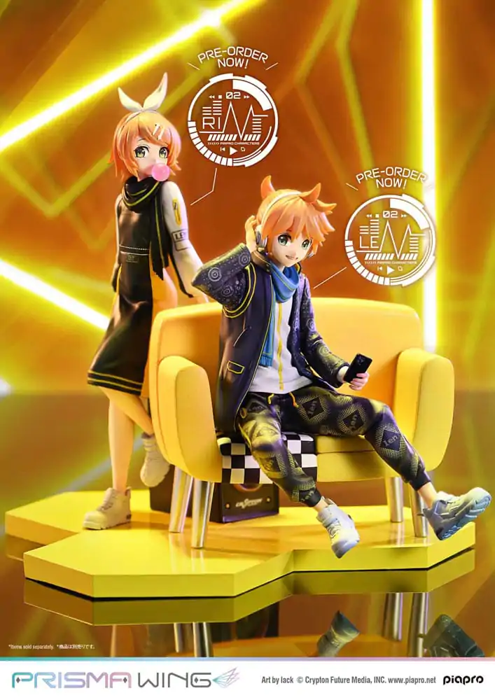 Vocaloid Piapro Characters Prisma Wing PVC Kip 1/7 Kagamine Len (Art by lack) 18 cm fotografija izdelka