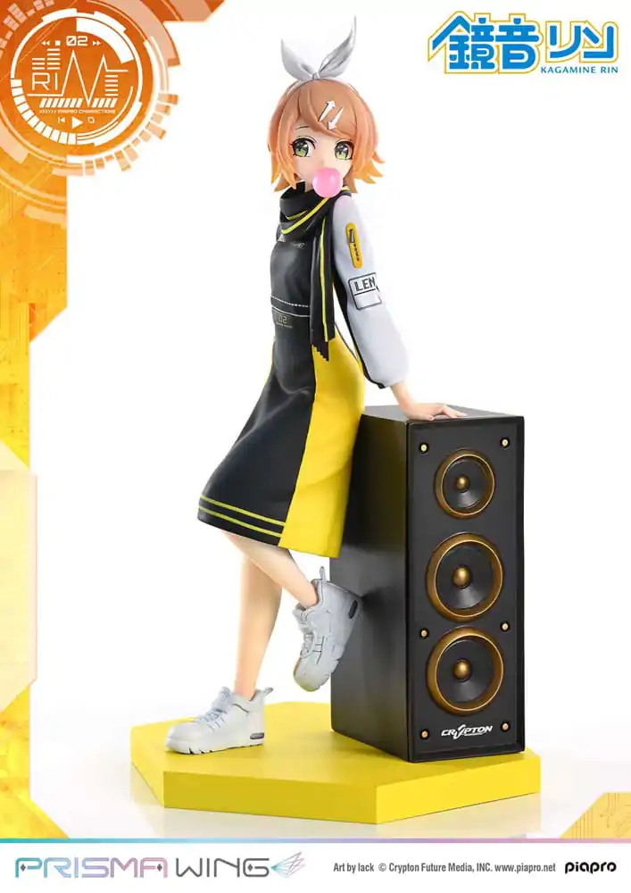 Vocaloid Piapro Characters Prisma Wing PVC kip 1/7 Kagamine Rin (Art by lack) 21 cm fotografija izdelka