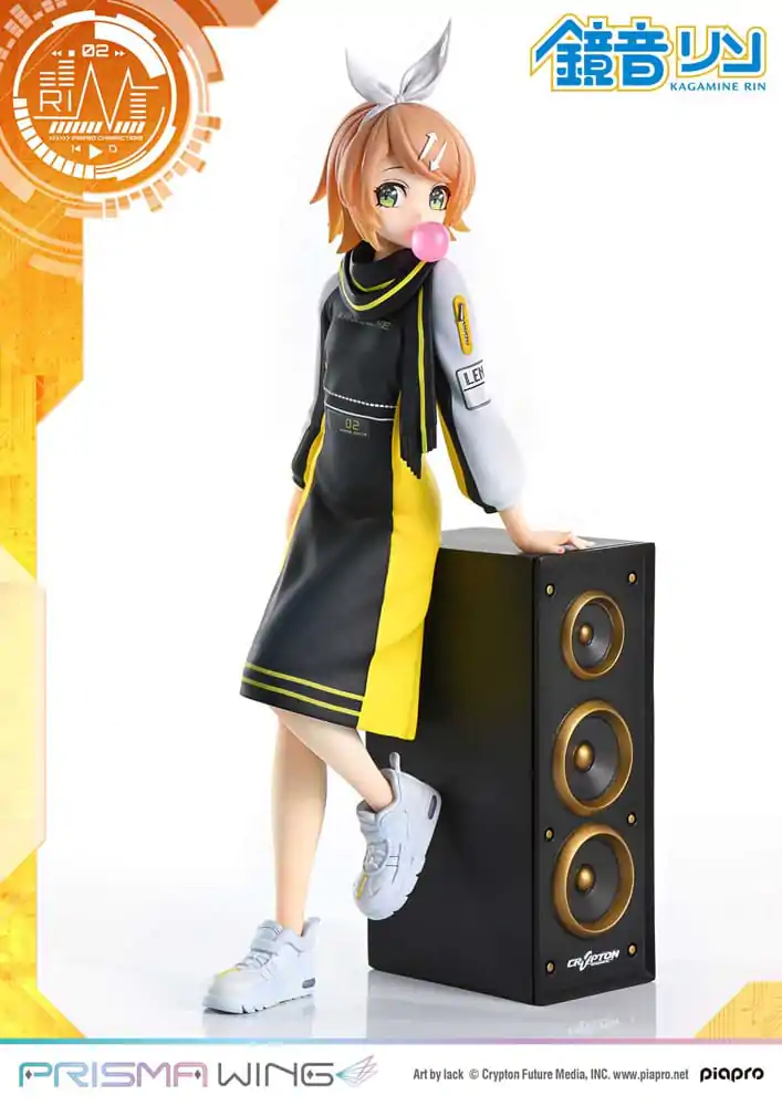 Vocaloid Piapro Characters Prisma Wing PVC kip 1/7 Kagamine Rin (Art by lack) 21 cm fotografija izdelka