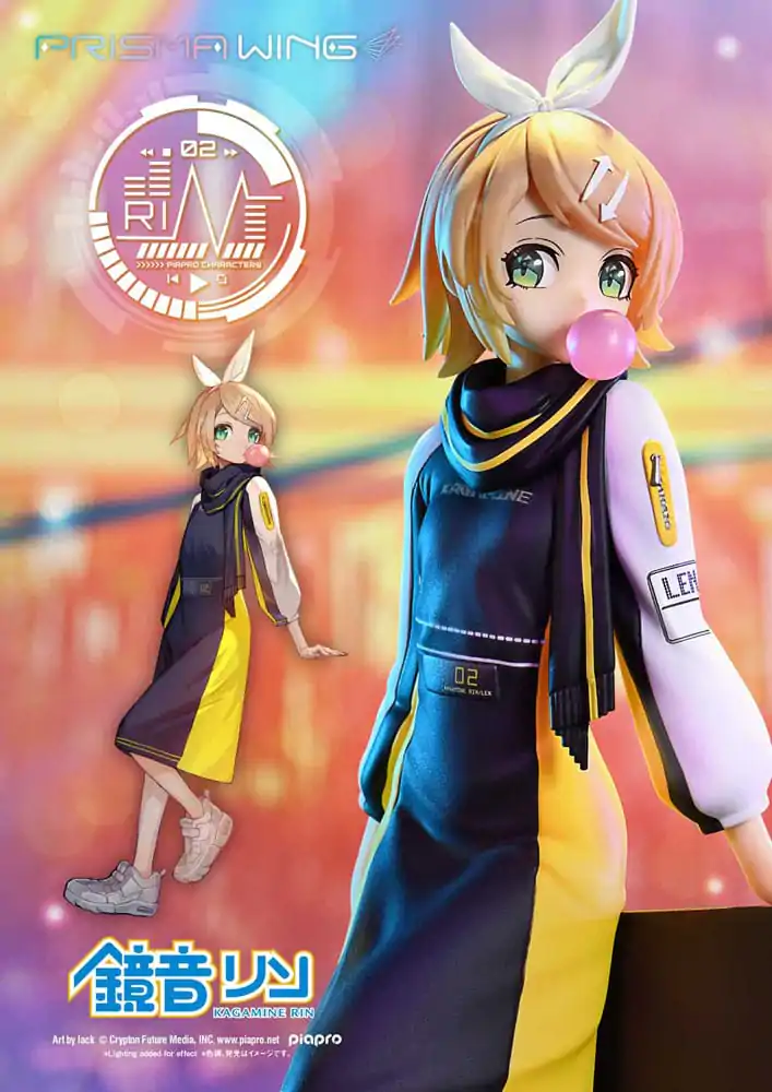 Vocaloid Piapro Characters Prisma Wing PVC kip 1/7 Kagamine Rin (Art by lack) 21 cm fotografija izdelka