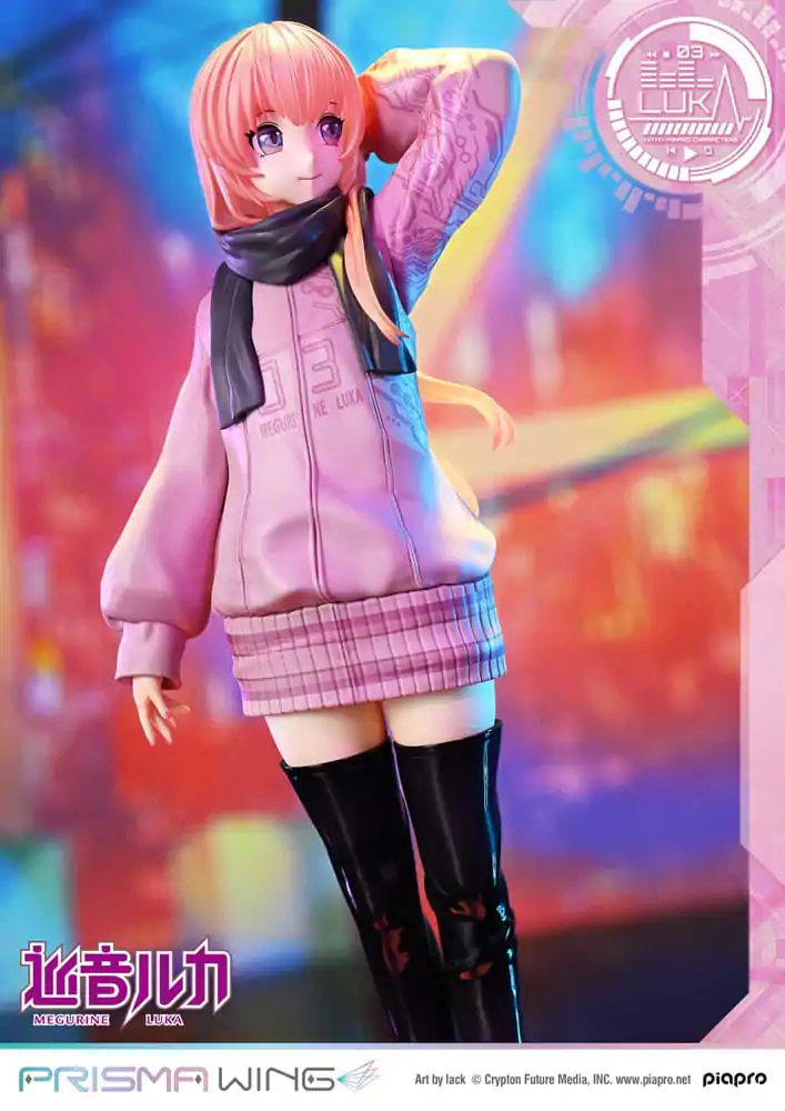 Vocaloid Piapro Characters Prisma Wing PVC kip 1/7 Megurine Luka (risba: lack) 23 cm fotografija izdelka