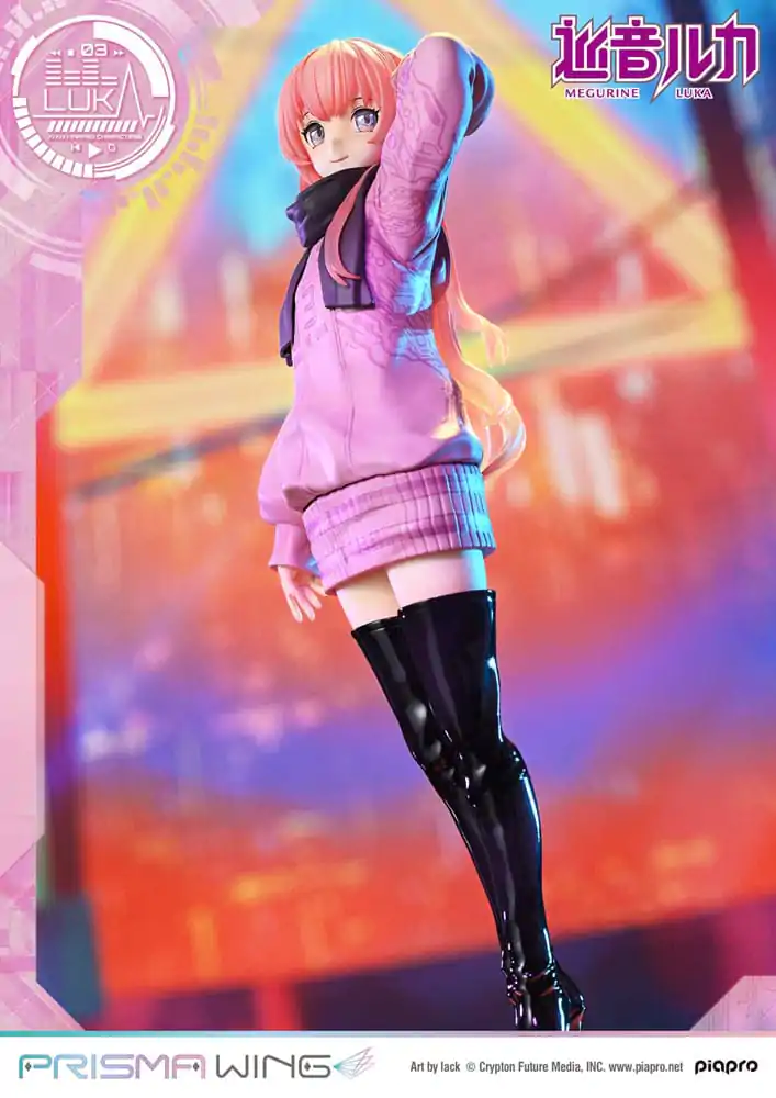 Vocaloid Piapro Characters Prisma Wing PVC kip 1/7 Megurine Luka (risba: lack) 23 cm fotografija izdelka