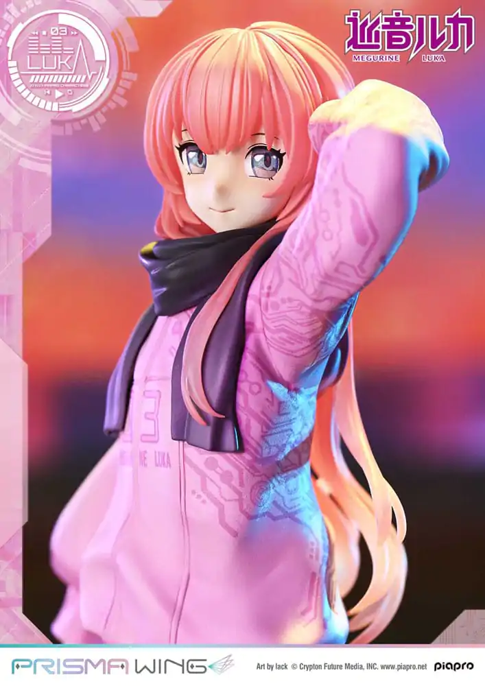 Vocaloid Piapro Characters Prisma Wing PVC kip 1/7 Megurine Luka (risba: lack) 23 cm fotografija izdelka