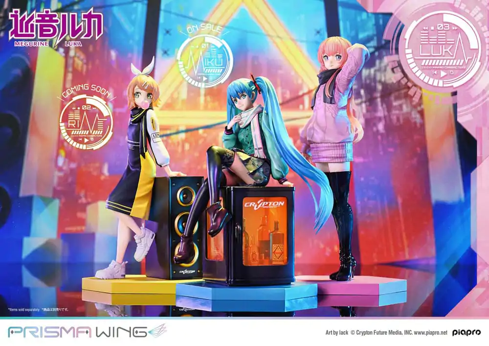 Vocaloid Piapro Characters Prisma Wing PVC kip 1/7 Megurine Luka (risba: lack) 23 cm fotografija izdelka