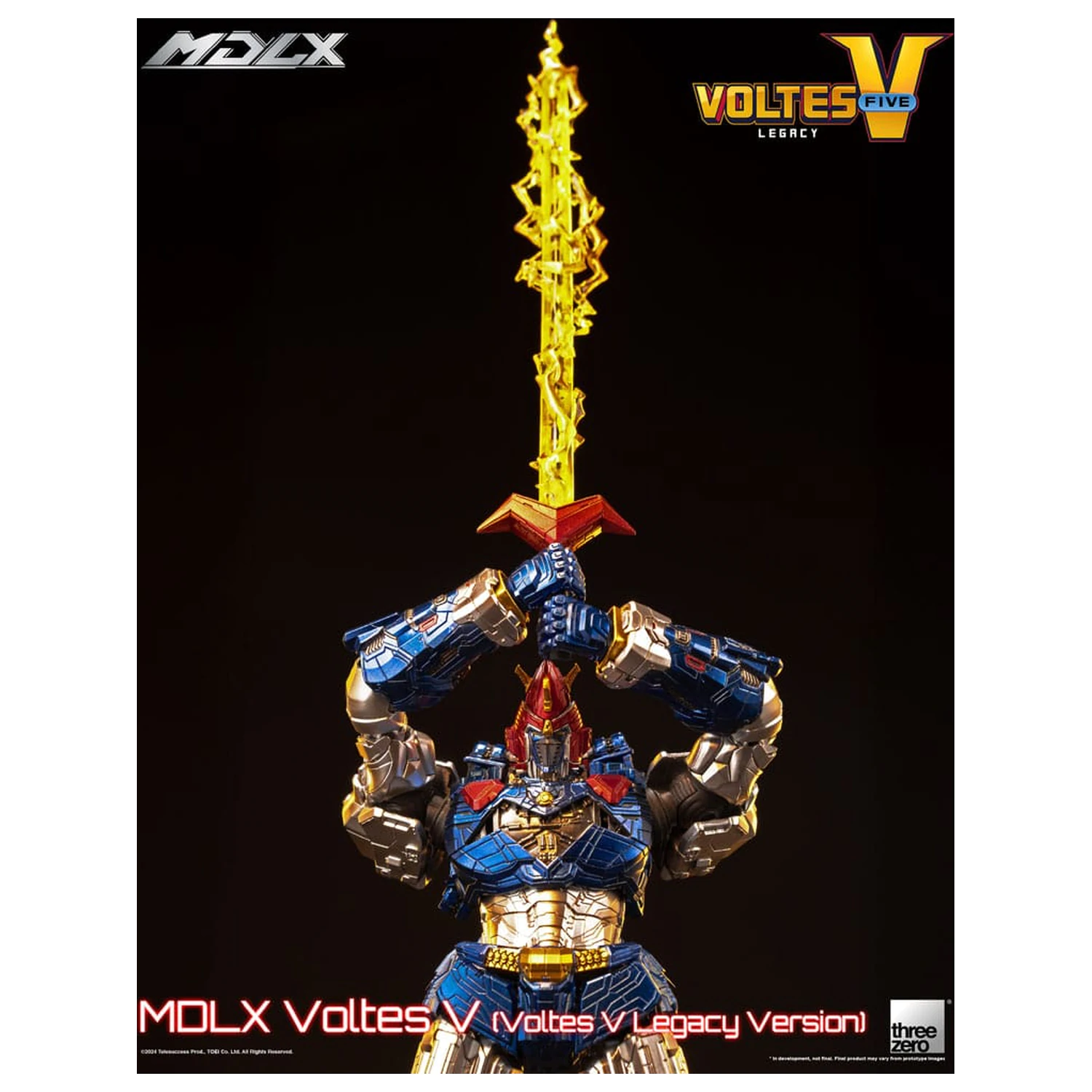 Voltes V MDLX akcijska figura Cliffjumper (Voltes V Legacy Version) 15 cm fotografija izdelka