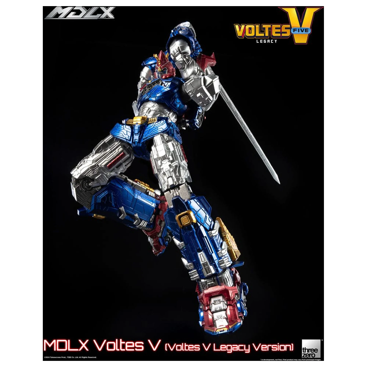 Voltes V MDLX akcijska figura Cliffjumper (Voltes V Legacy Version) 15 cm fotografija izdelka