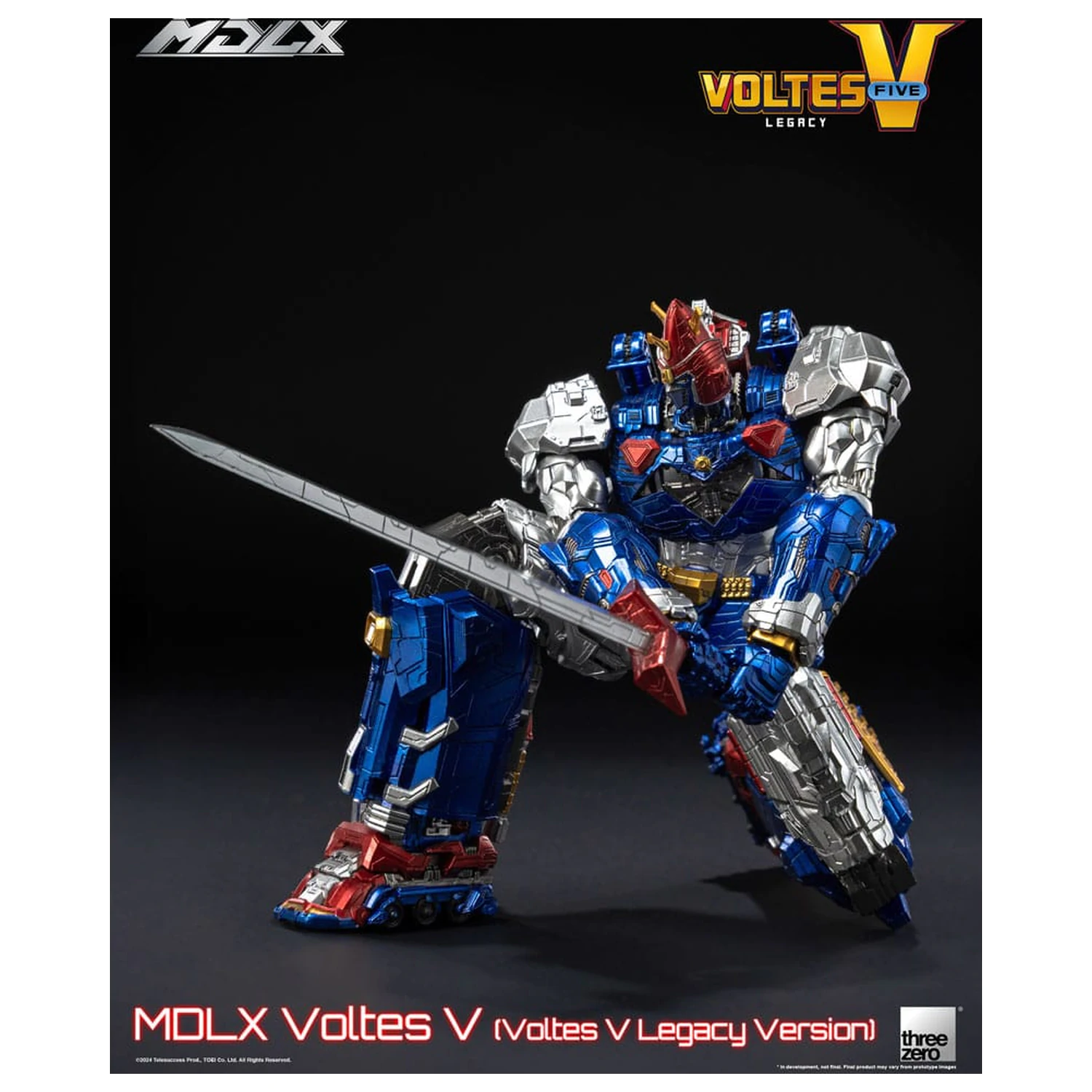 Voltes V MDLX akcijska figura Cliffjumper (Voltes V Legacy Version) 15 cm fotografija izdelka