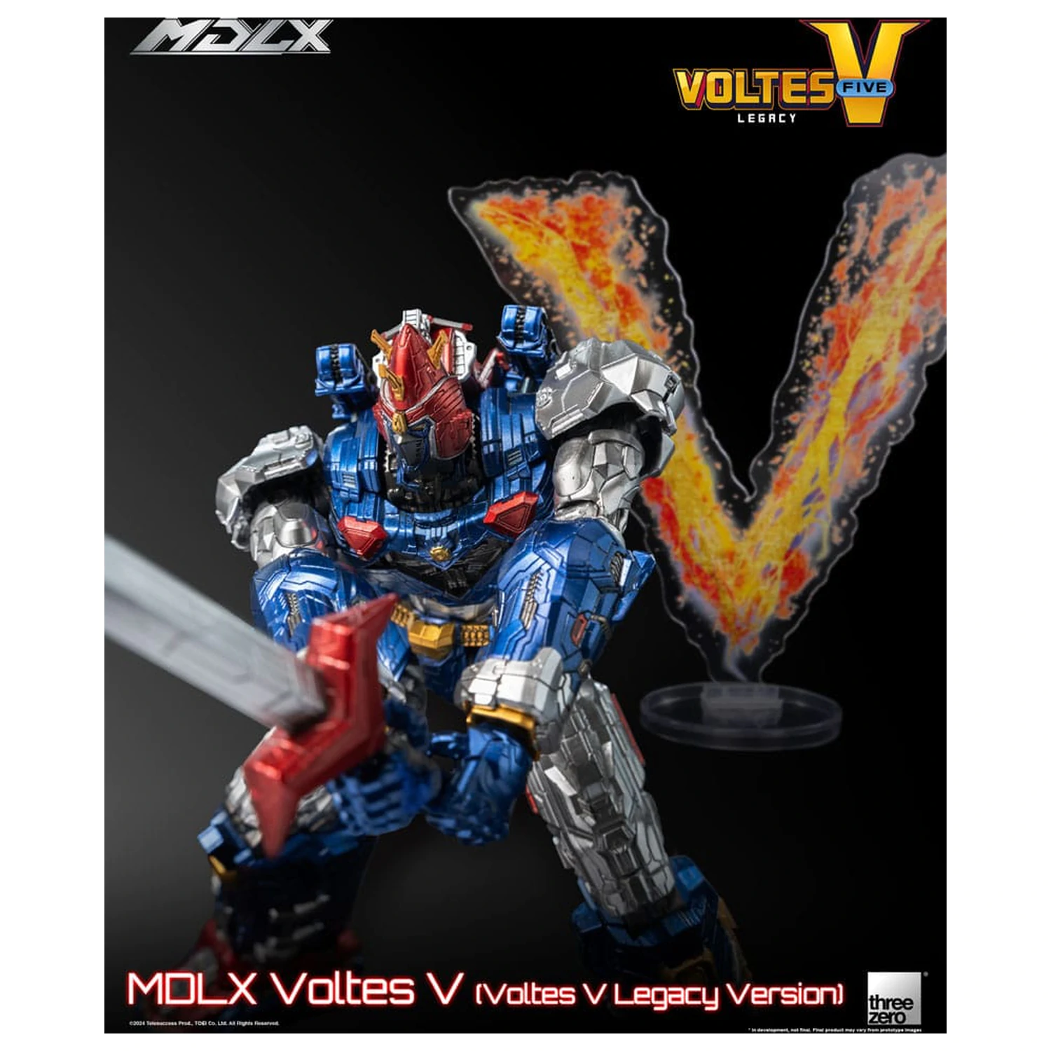 Voltes V MDLX akcijska figura Cliffjumper (Voltes V Legacy Version) 15 cm fotografija izdelka