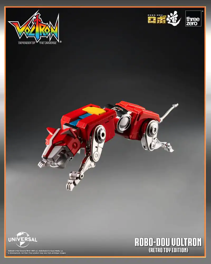 Voltron: Defender of the Universe Robo-Dou Akcijska Figura Voltron Retro Toy Edition 27 cm fotografija izdelka