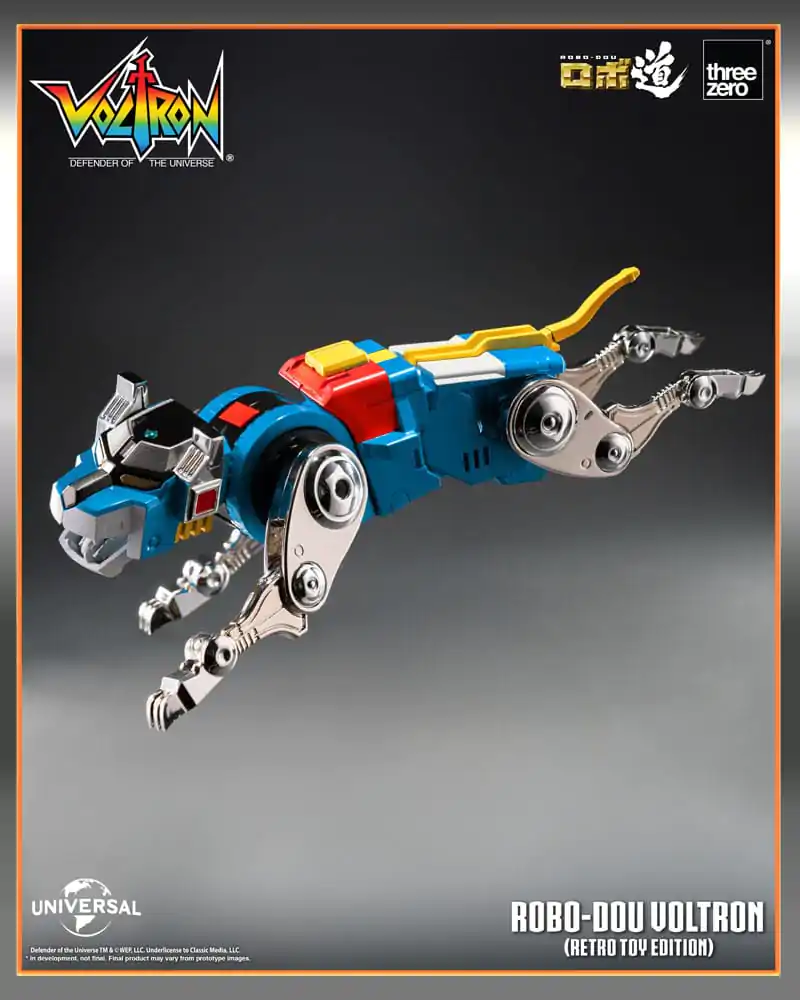 Voltron: Defender of the Universe Robo-Dou Akcijska Figura Voltron Retro Toy Edition 27 cm fotografija izdelka