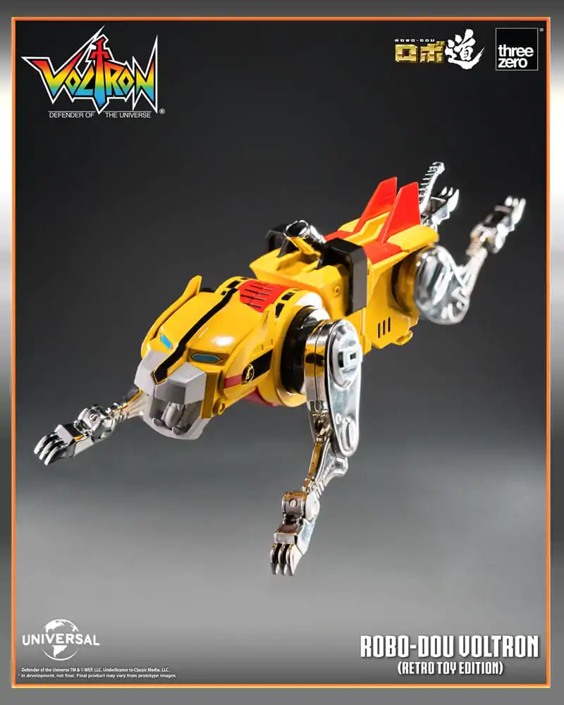 Voltron: Defender of the Universe Robo-Dou Akcijska Figura Voltron Retro Toy Edition 27 cm fotografija izdelka