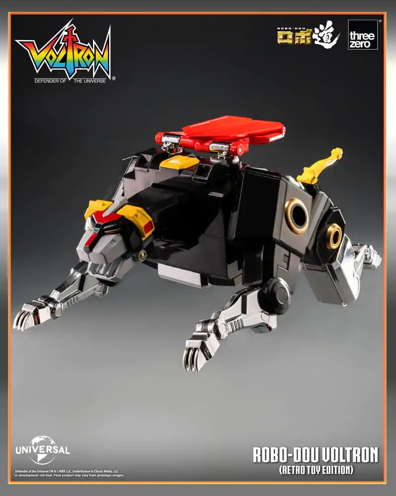 Voltron: Defender of the Universe Robo-Dou Akcijska Figura Voltron Retro Toy Edition 27 cm fotografija izdelka