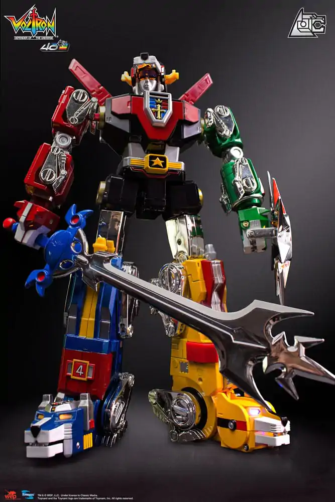 Voltron akcijska figura - darilni set ob 40. obletnici, zbirateljska izdaja, 27 cm fotografija izdelka