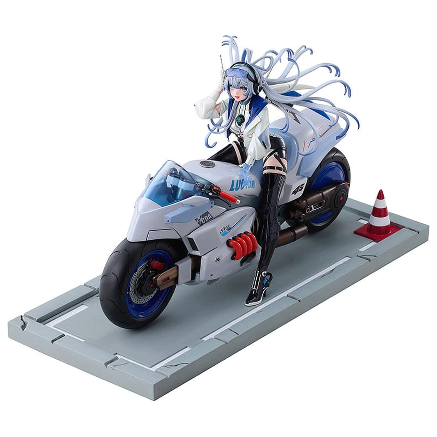 Vsinger PVC kip 1/7 Vsinger Luo Tianyi Retro-Future Storm Driver Ver. 23 cm fotografija izdelka