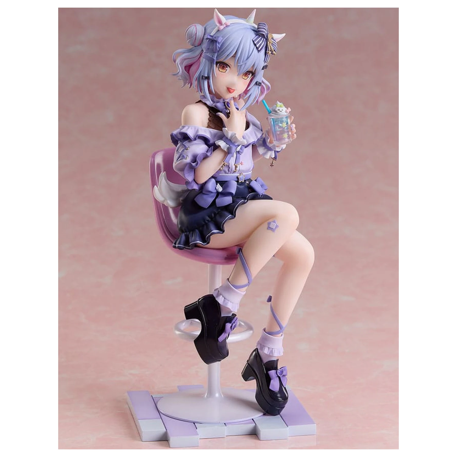 VTuber PVC Kip 1/7 NoriPro Inuyama Tamaki Unicorn Outfit Jirai Style Ver. 21 cm fotografija izdelka