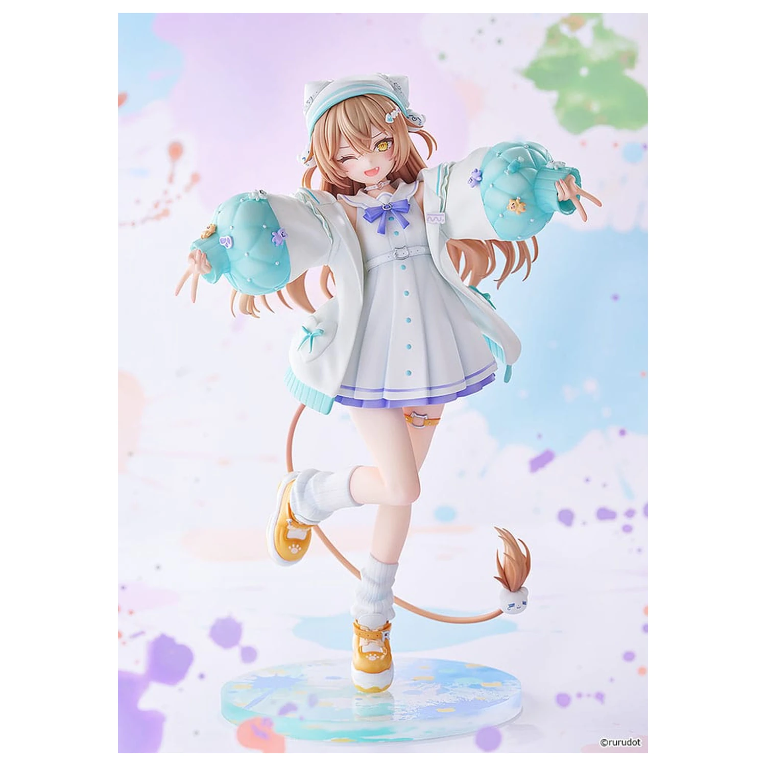 VTuber PVC kip 1/7 Rurudo Lion Pastel Oniku Ver. 25 cm fotografija izdelka