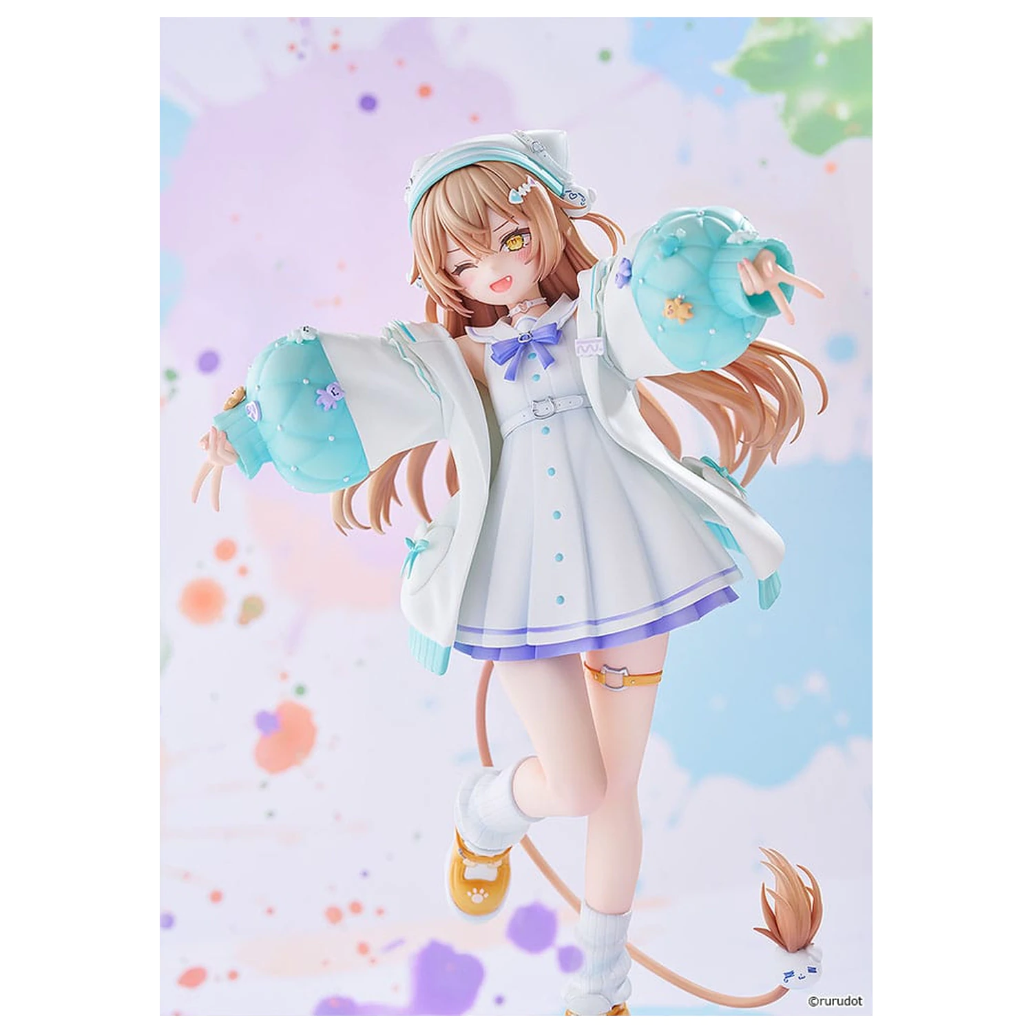 VTuber PVC kip 1/7 Rurudo Lion Pastel Oniku Ver. 25 cm fotografija izdelka