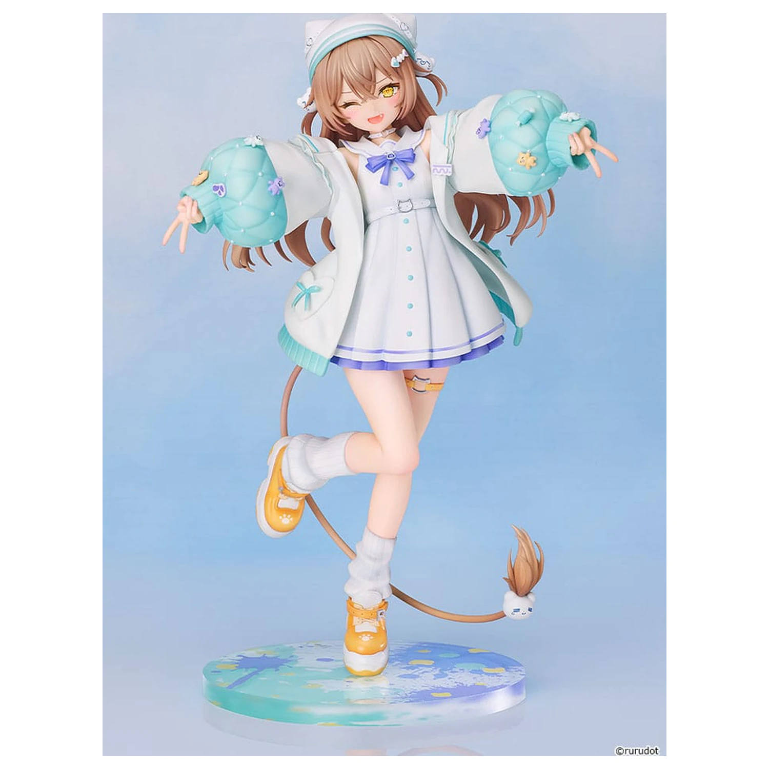 VTuber PVC kip 1/7 Rurudo Lion Pastel Oniku Ver. 25 cm fotografija izdelka