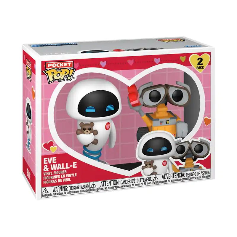 Wall-E Pocket Funko POP! Vinilna figura 2-pack Valentines 4 cm fotografija izdelka