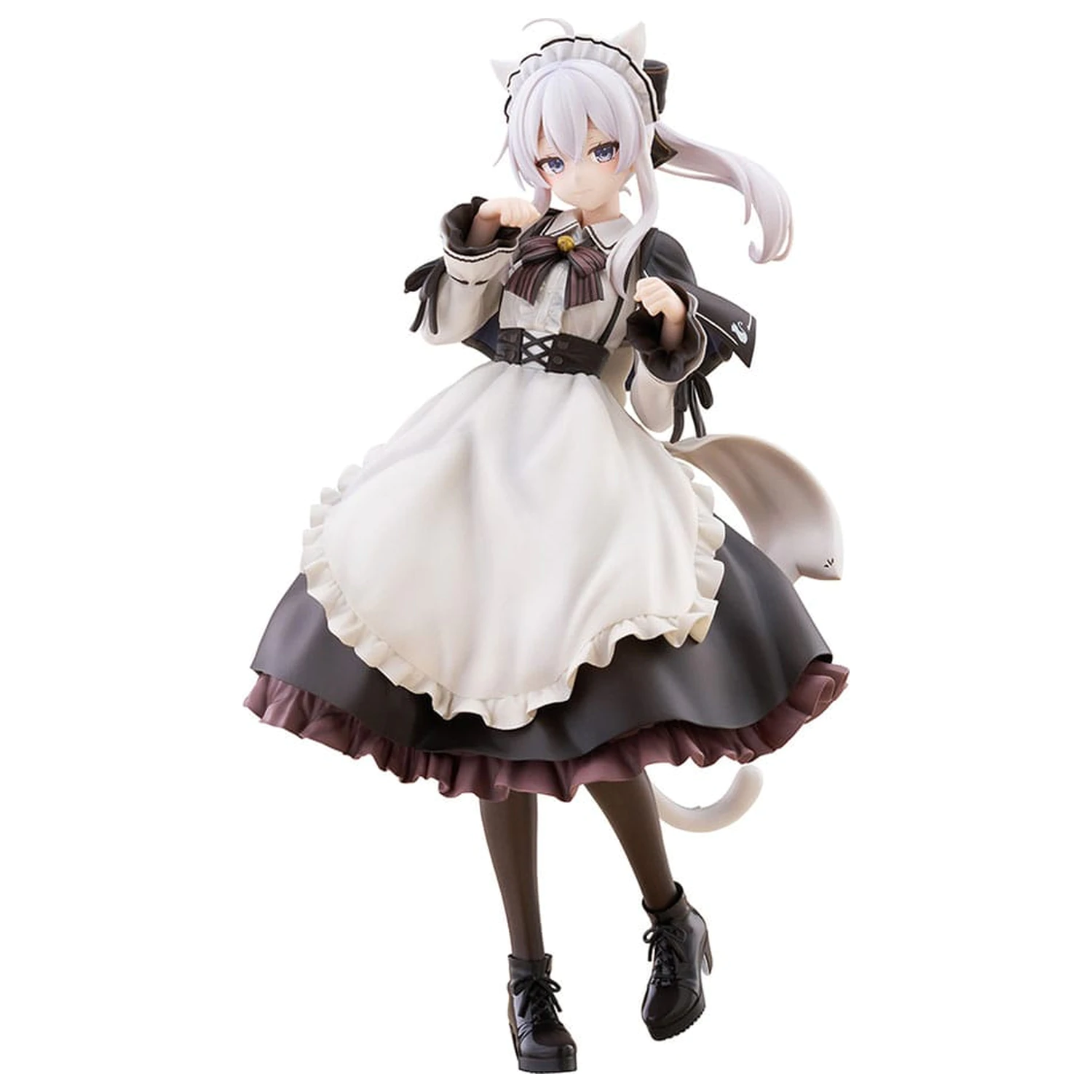 Wandering Witch: The Journey of Elaina F:NEX PVC kip 1/7 Elaina Maid kostum z mačjimi ušesi Ver. 24 cm fotografija izdelka