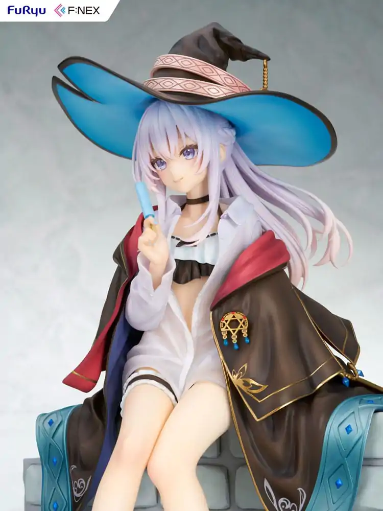 Wandering Witch: The Journey of Elaina F:NEX PVC Kip 1/7 Elaina Summer Vacation Ver. 22 cm fotografija izdelka