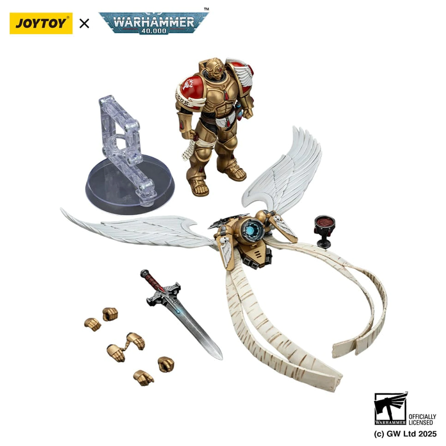 Warhammer 40,000 Akcijska figura 1/18 Blood Angels The Sanguinor z Encarmine Broadsword 12 cm fotografija izdelka