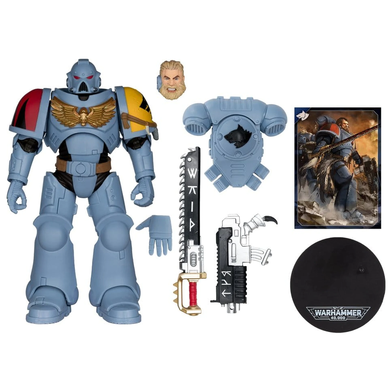 Warhammer 40,000 Akcijska figura Grey Hunter (Space Wolves) 18 cm fotografija izdelka
