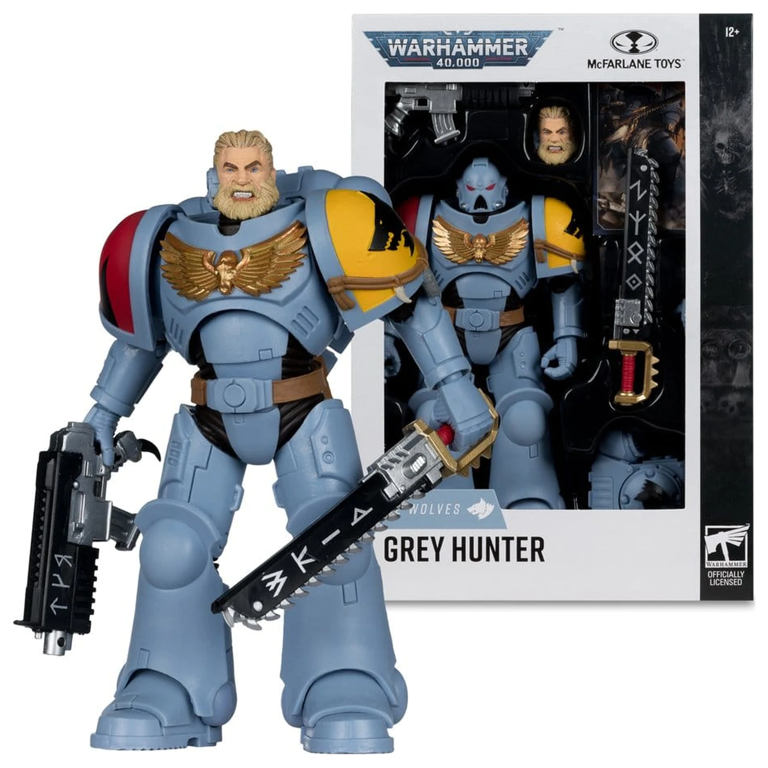 Warhammer 40,000 Akcijska figura Grey Hunter (Space Wolves) 18 cm fotografija izdelka