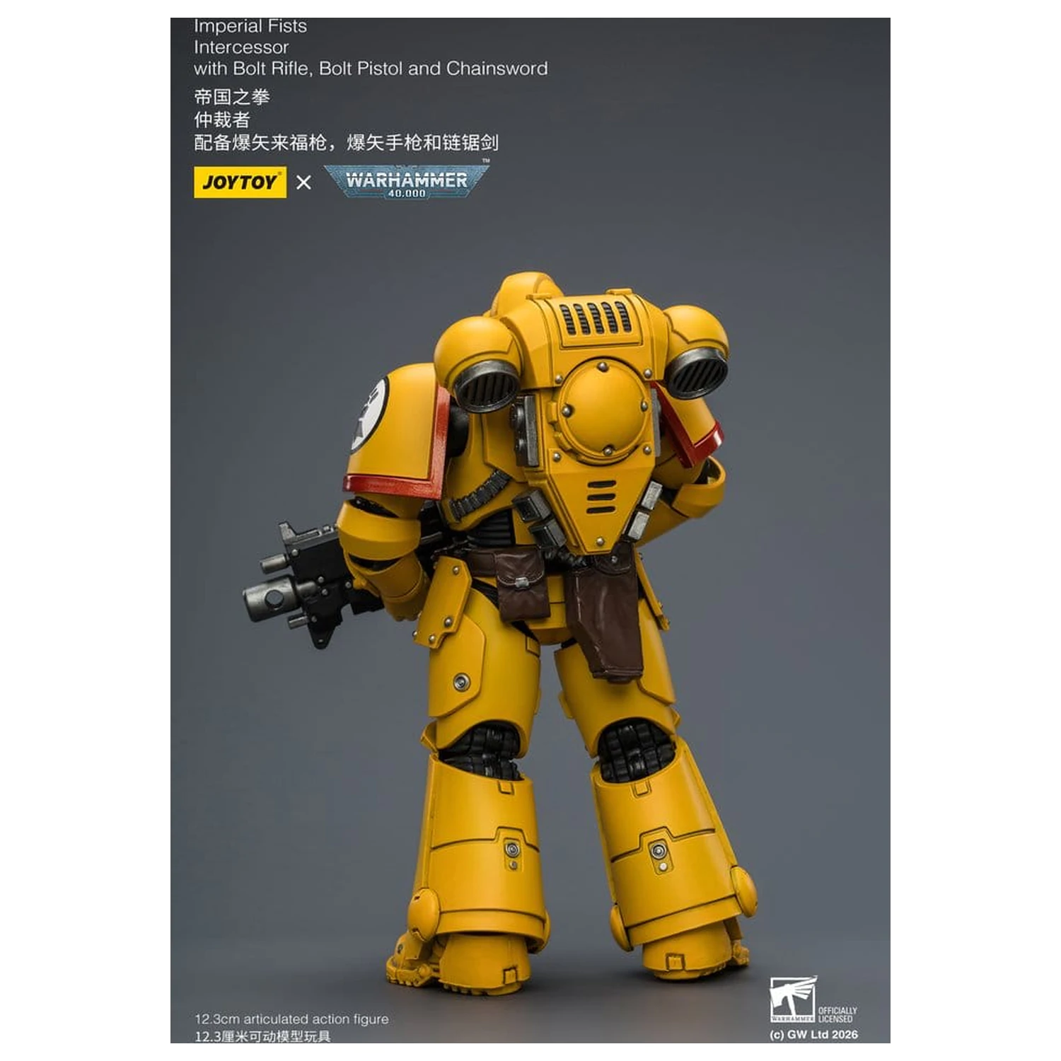 Warhammer 40,000 Akcijska figura Imperial Fists Intercessor 12 cm fotografija izdelka