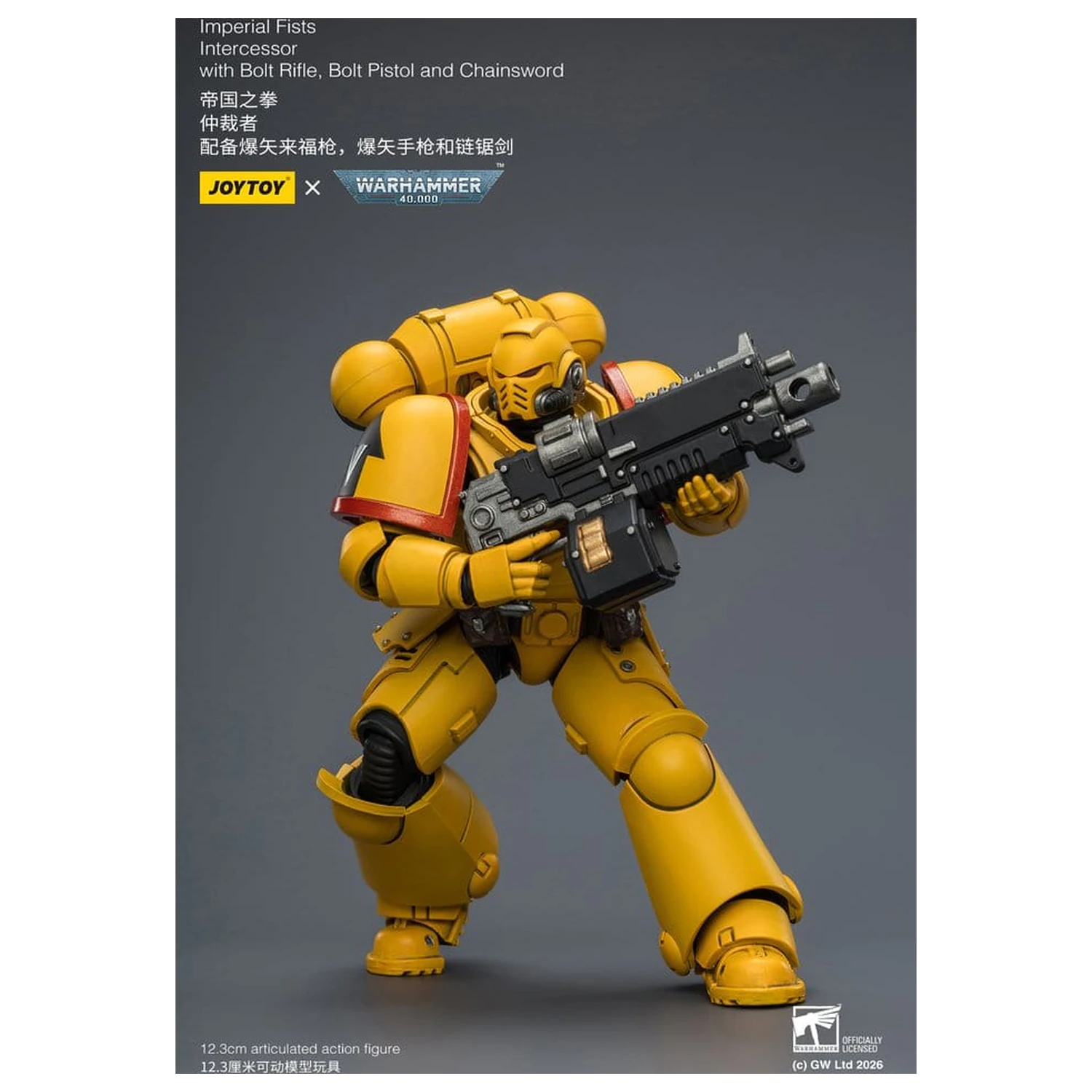 Warhammer 40,000 Akcijska figura Imperial Fists Intercessor 12 cm fotografija izdelka