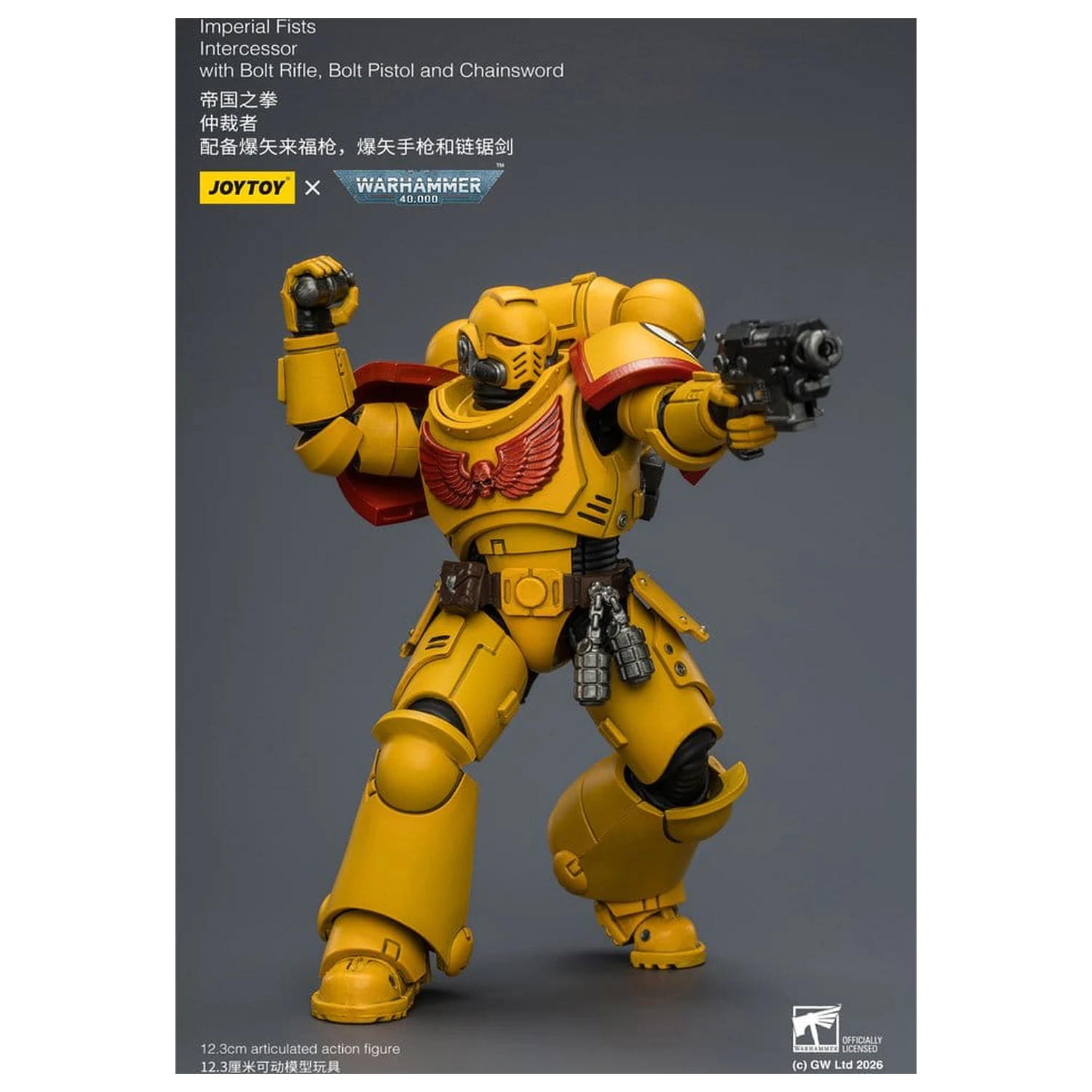 Warhammer 40,000 Akcijska figura Imperial Fists Intercessor 12 cm fotografija izdelka