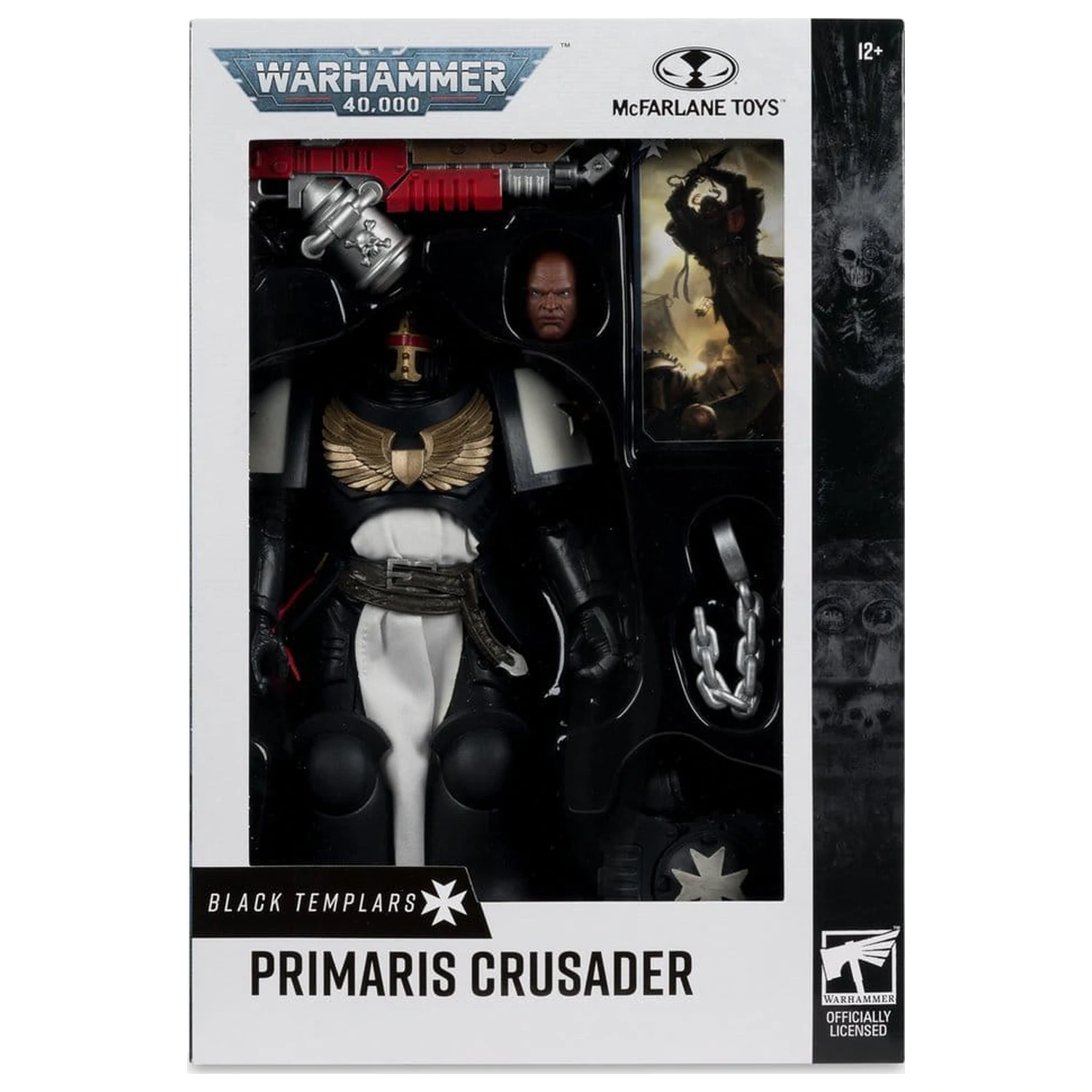 Warhammer 40,000 Akcijska figura Primaris Crusader (Black Templars) 18 cm fotografija izdelka