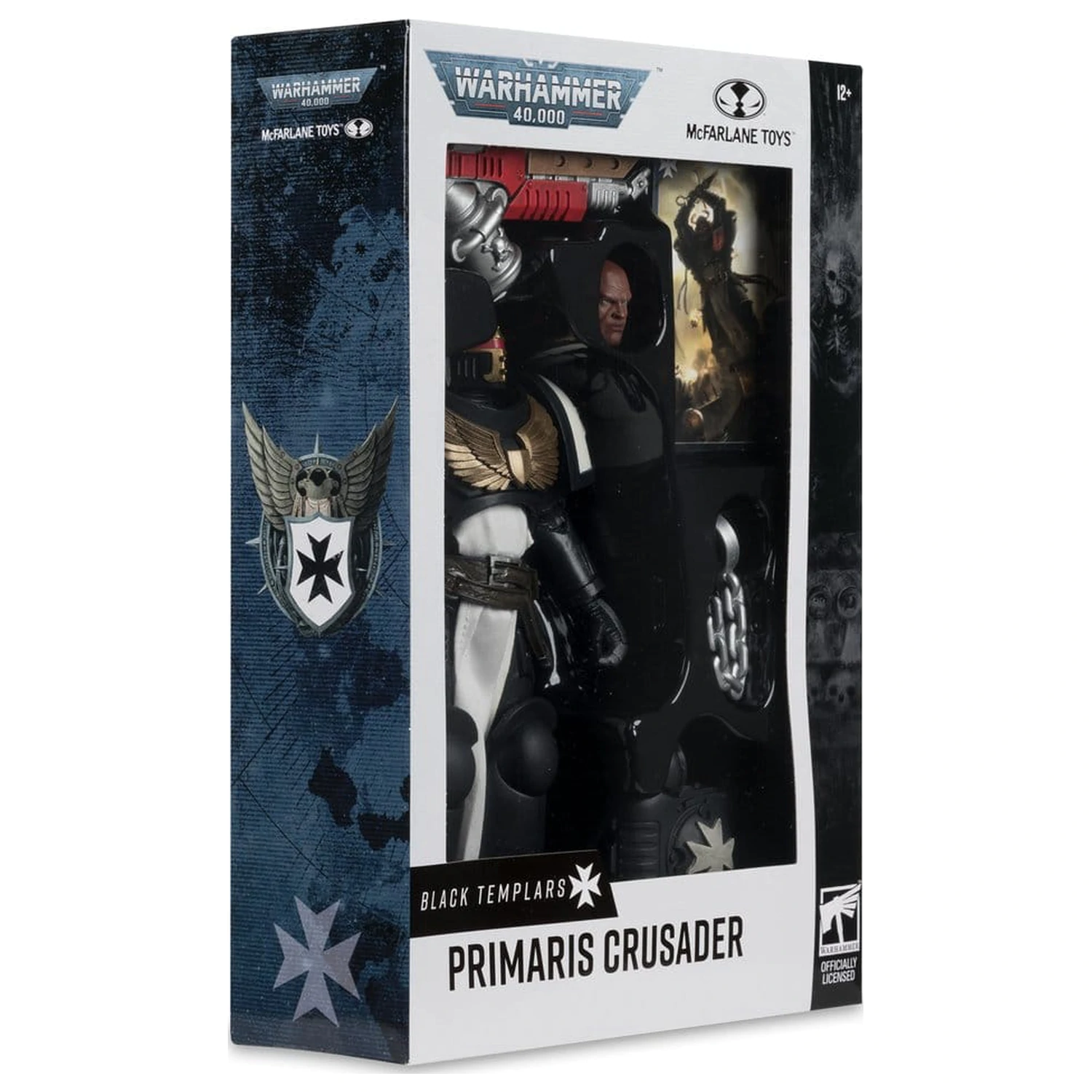 Warhammer 40,000 Akcijska figura Primaris Crusader (Black Templars) 18 cm fotografija izdelka