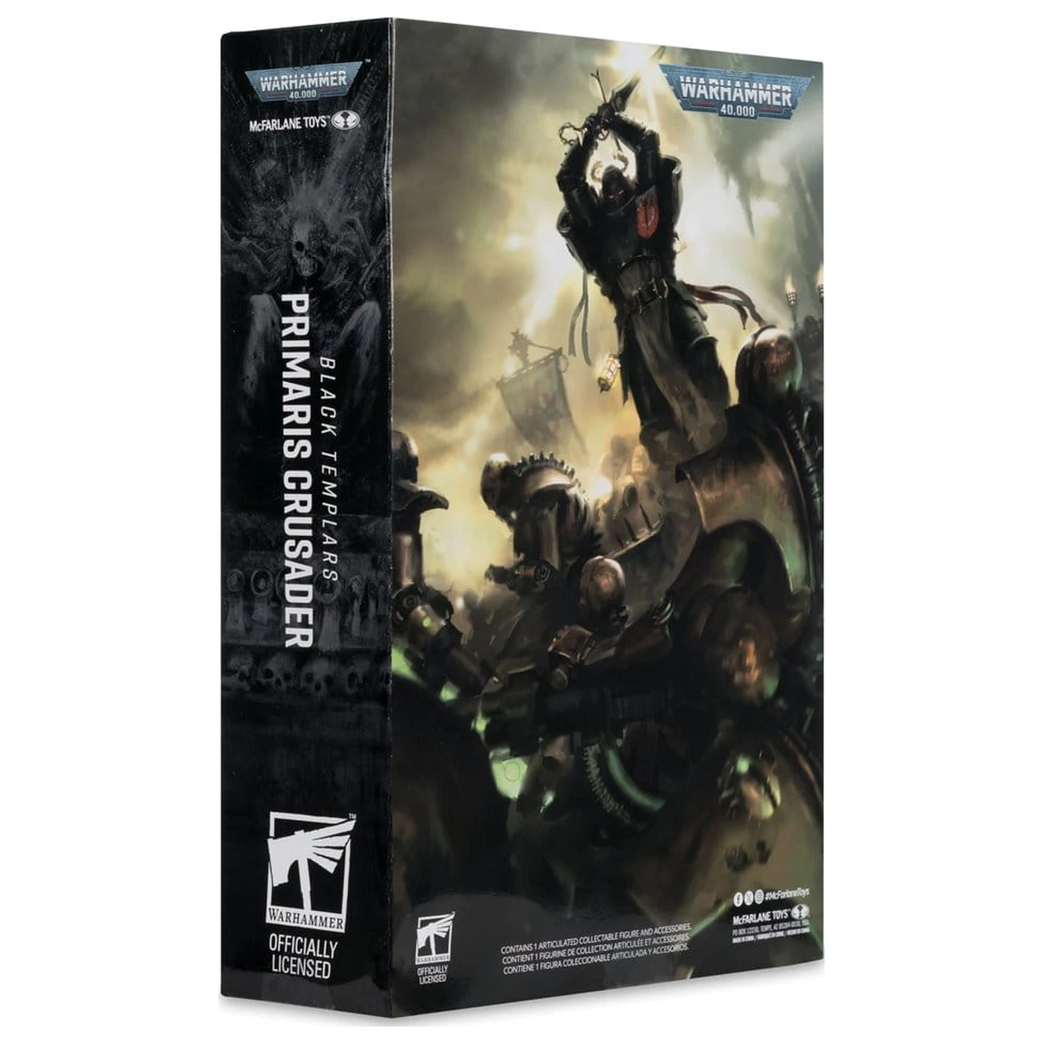 Warhammer 40,000 Akcijska figura Primaris Crusader (Black Templars) 18 cm fotografija izdelka