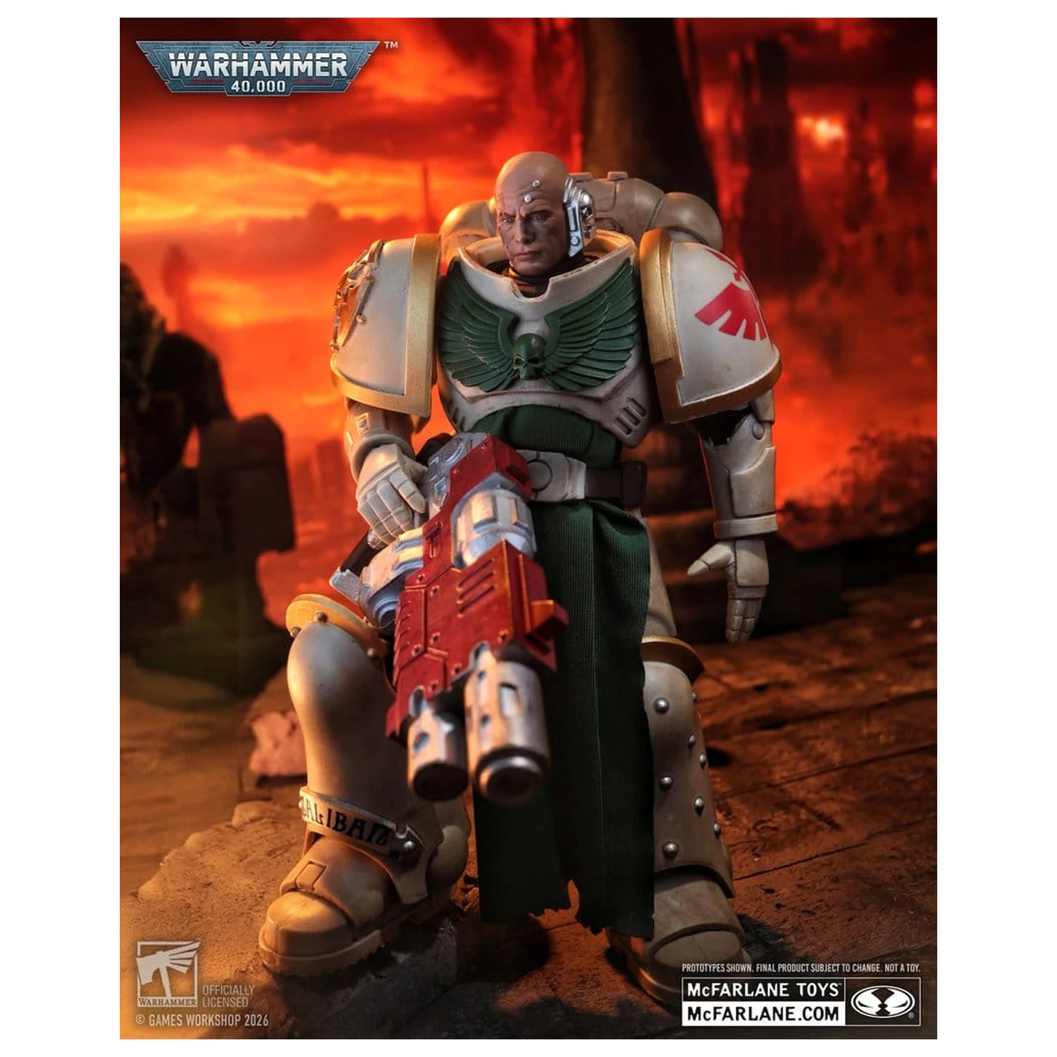 Warhammer 40,000 Akcijska figura Sternguard Veteran (Dark Angels) 18 cm fotografija izdelka