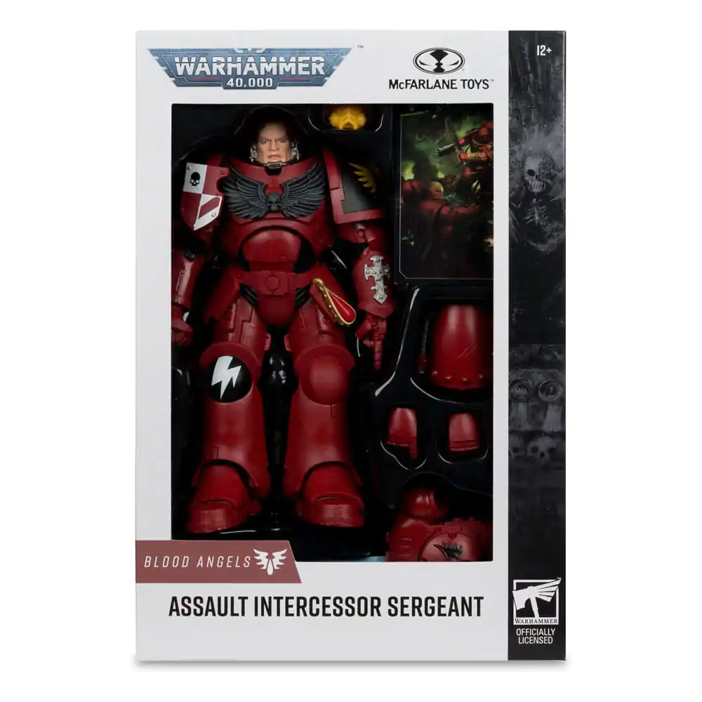 Warhammer 40,000 Action Figura Assault Intercessor Sergeant (Blood Angel) 18 cm fotografija izdelka