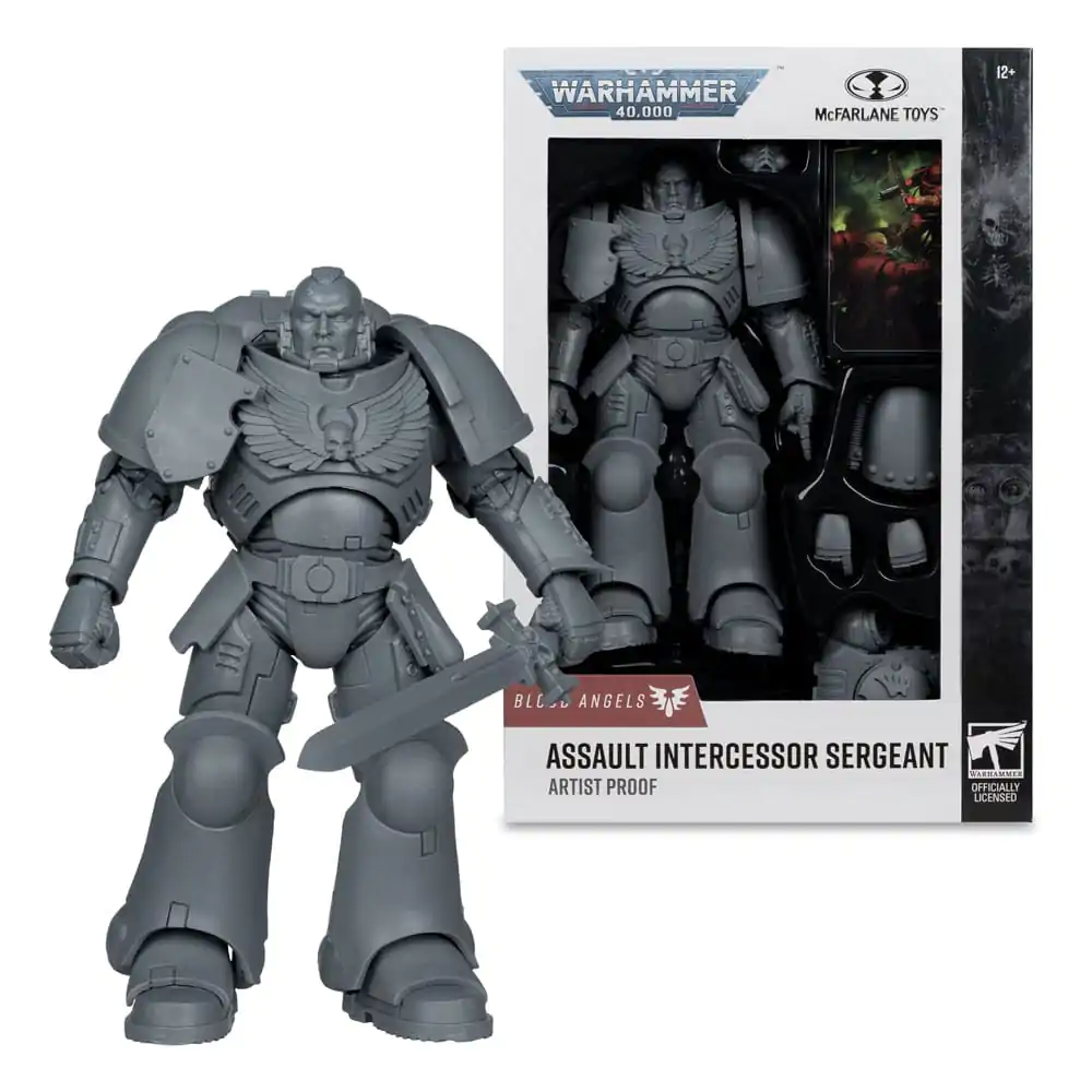 Warhammer 40,000 Figurica Akcija Assault Intercessor Sergeant (Blood Angel) (Artist Proof) 18 cm fotografija izdelka