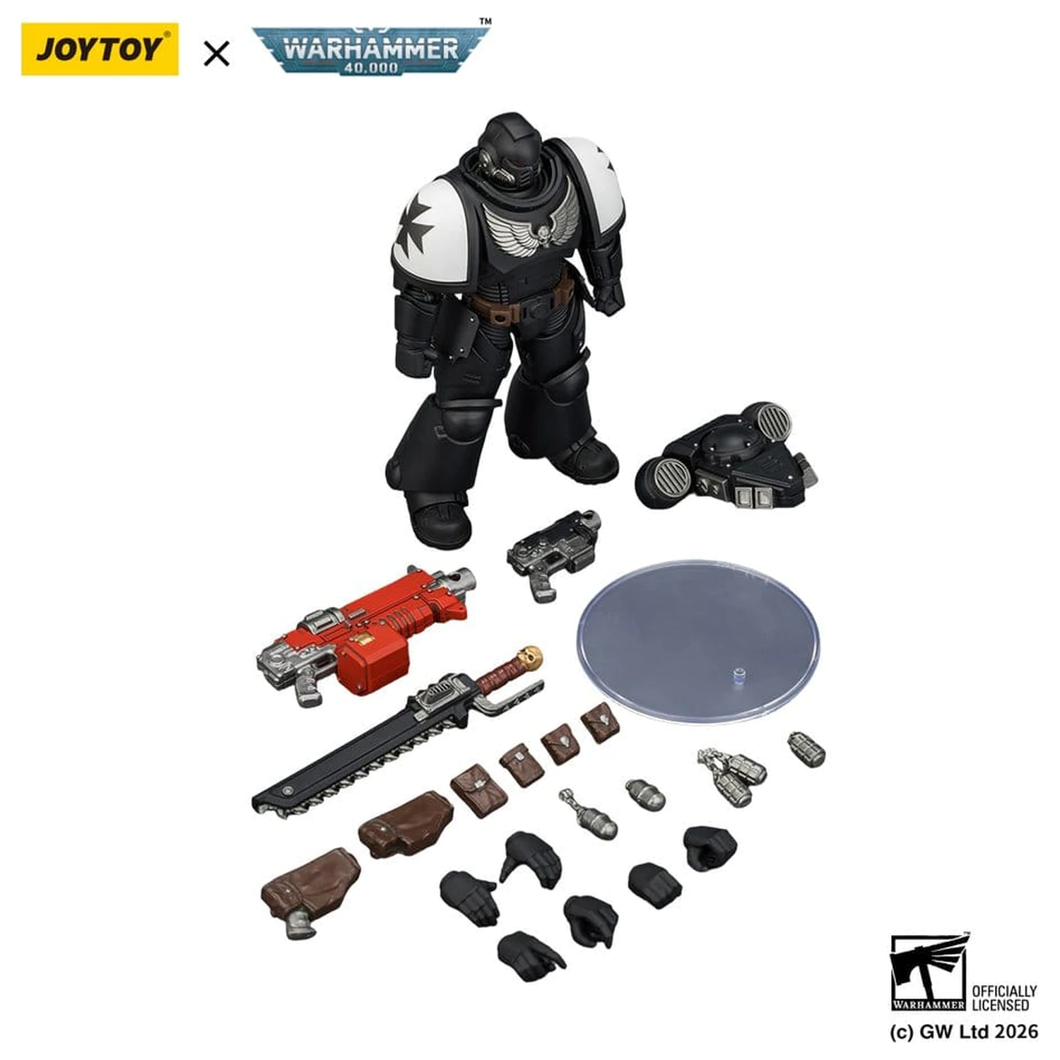 Warhammer 40,000 Action Figure Black Templars Intercessor 12 cm fotografija izdelka