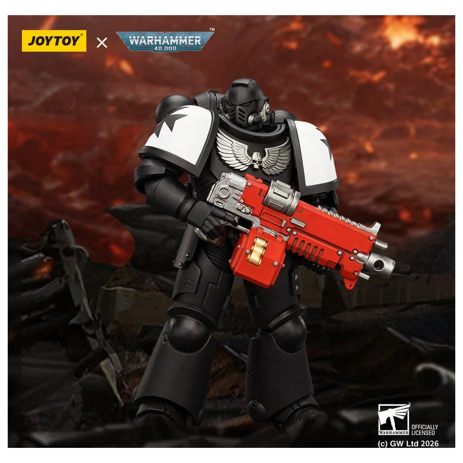 Warhammer 40,000 Action Figure Black Templars Intercessor 12 cm fotografija izdelka