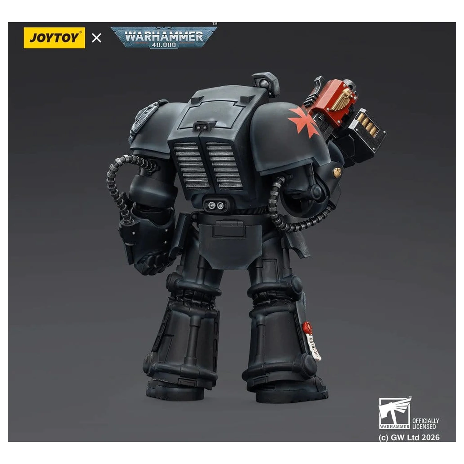 Warhammer 40,000 Akcijska figura Black Templars Terminator 2 z Power Fist in Storm Bolter 14 cm fotografija izdelka
