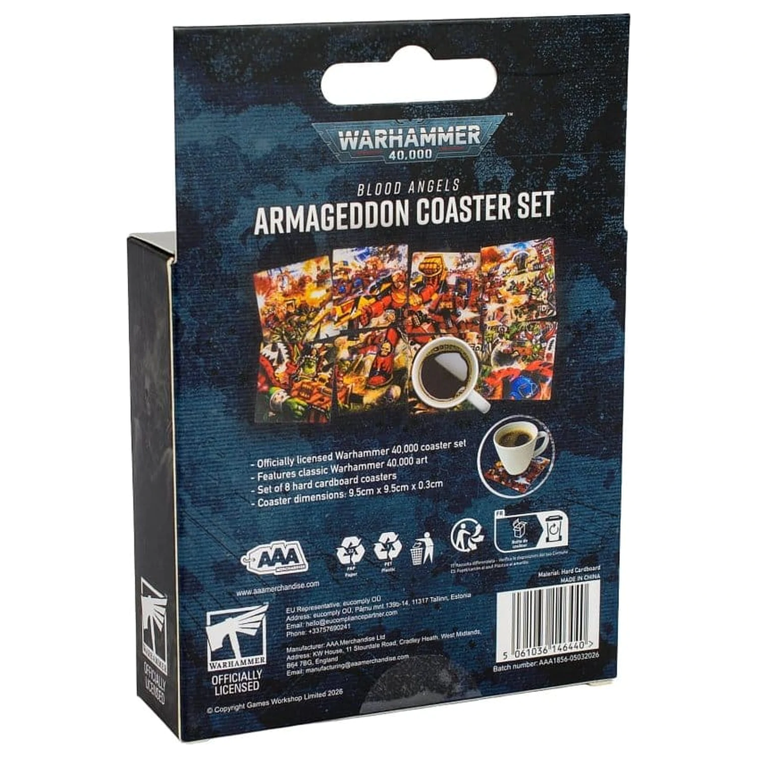 Komplet podstavkov Warhammer 40,000 Blood Angels Armageddon 15 cm fotografija izdelka