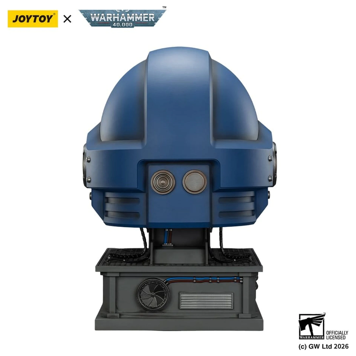 Warhammer 40,000 Captain MkX Čelada & Stojalo za prikaz Ultramarines 44 cm fotografija izdelka
