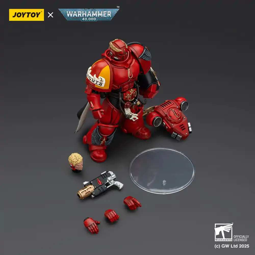 Warhammer 40,000: Bojna patrola Krvavi angeli akcijska figura kapitan z inferno pištolo in energetsko pestjo 20 cm fotografija izdelka