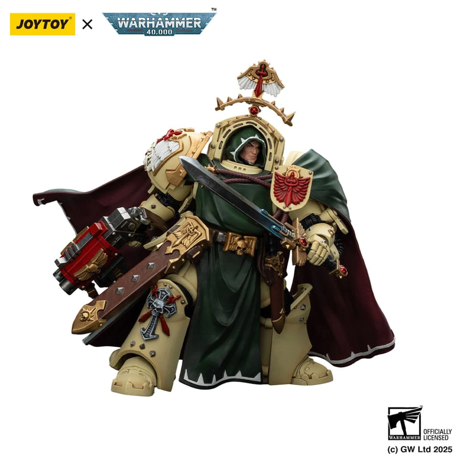 Warhammer 40,000: Dark Angels akcijska figura Belial Grand Master of The Deathwing With the Sword of Silence and Storm Bolter 14 cm fotografija izdelka
