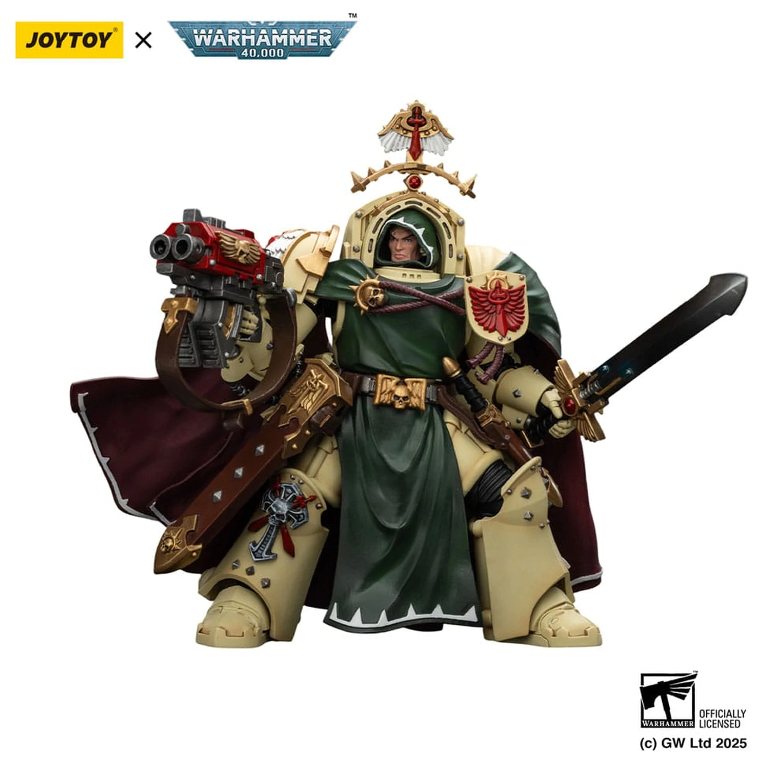Warhammer 40,000: Dark Angels akcijska figura Belial Grand Master of The Deathwing With the Sword of Silence and Storm Bolter 14 cm fotografija izdelka