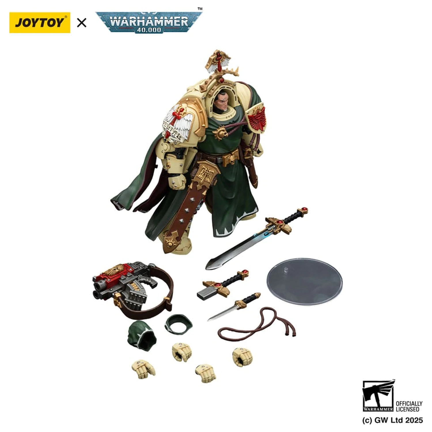 Warhammer 40,000: Dark Angels akcijska figura Belial Grand Master of The Deathwing With the Sword of Silence and Storm Bolter 14 cm fotografija izdelka